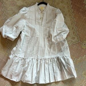 White Emily McCarthy Dress, Size L